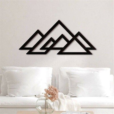 Wall Decoration Sticker Office Vintage Pictures Geometric