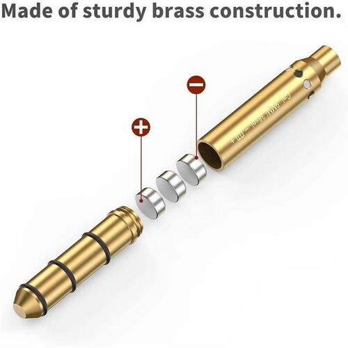 Tacticcal Laser Bore Sight .177/22LR/.223Rem/9mm/.38spl Cal