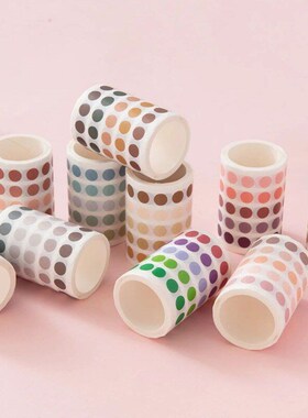 60mm*3m Fresh Colorful Gradients Dots Washi Tape Scrapbookin