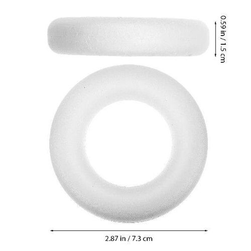 30 Pcs Floral Foam Garland Home Decorations Round Circles