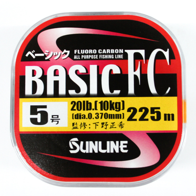 SUNLINE桑濑BSIC FC碳素线矶钓子线路亚前导线钓鱼主线300米鱼线
