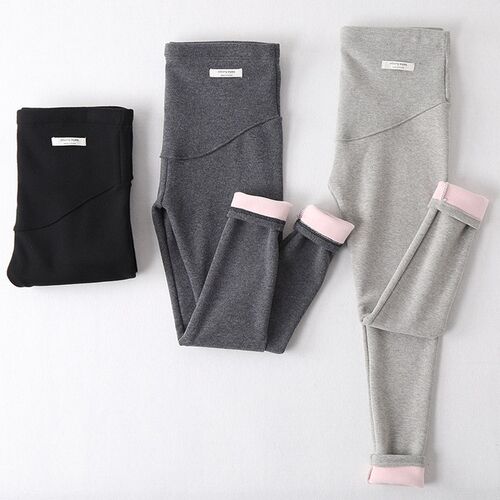 Winter Velvet Pants For Pregnant Women Maternity Leggings Wa