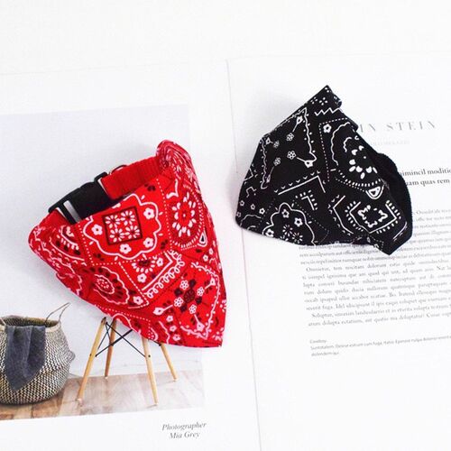 Pet Bibs Adjustable Pet Saliva Towel Dog Puppy Cat Neck Scar
