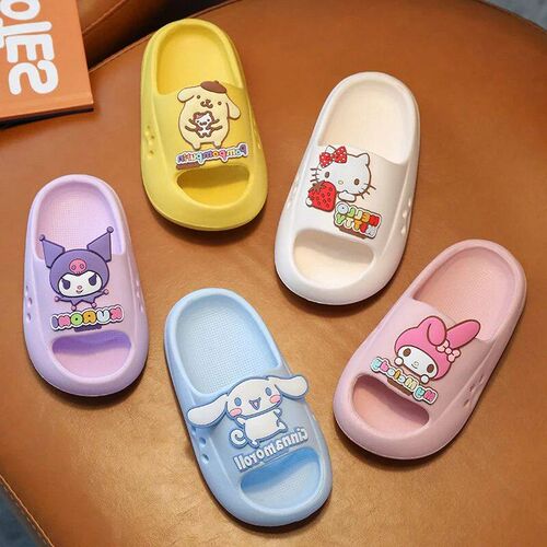 Boys and Girls Indoor Childrens Slippers Anti-slip and Wear