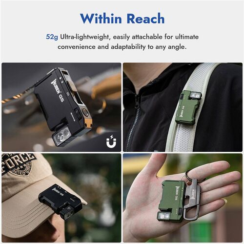 WUBEN G5 Rechargeable EDC Flashlight, 400 Lumens Dual Light