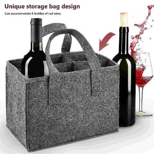 Felt Bag Reusable Practical Hand Bags Decorate Portable for