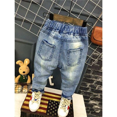 Baby Boys Girls Jeans Pants New Children Trousers 1-7Yrs Bo