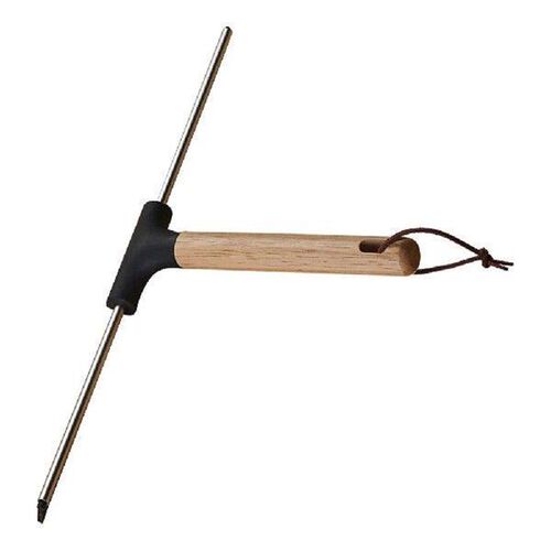 Shower Door Wooden Handle Glass Wiper Cleaner Squeegees for