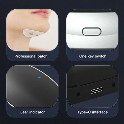 Smart Anti-Snoring Device TENS Pulse Snore Stopper Portable