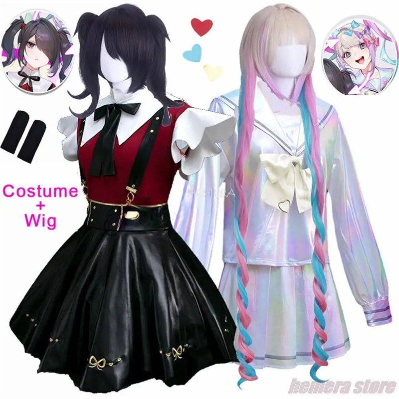 Game Needy Girl Overdose KAngel Cosplay Ame Costume Game - 实物图
