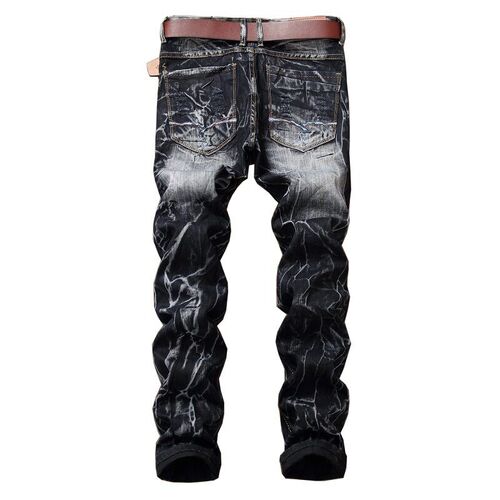 Supply Jeans Mens Ripped Old Slim Straight Mens Jeans
