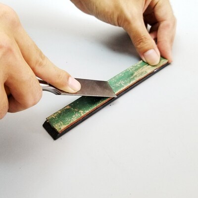Sharpener whetstone leather honing talc compound sharpening