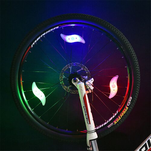3 Lighting Mode LED Neon Bicycle Wheel Spoke Light Waterproo