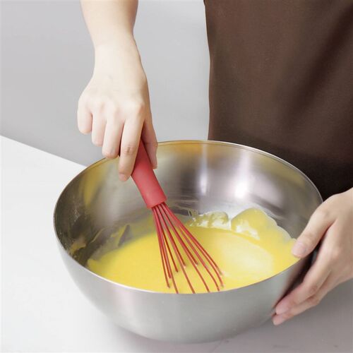 19pcs Silicone Cooking Utensil Set Kitchen Utensils Red Non