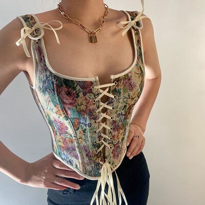 Ins Sexy Fish Bone Tight Body Body Women 2025 French Floral