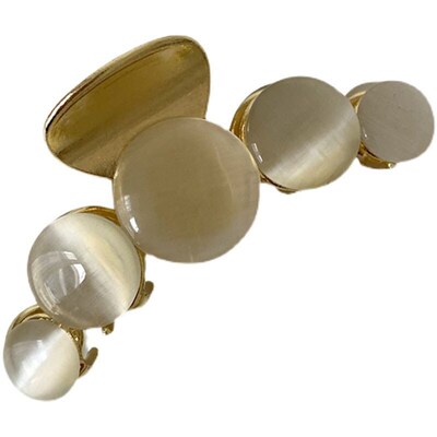 Opal Grab Clip Back Head Fixed Hair Alloy Large Medium Clip