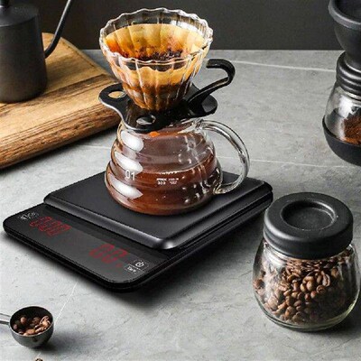 Kitchen Scale with Auto Tare&Touch Sensor Digital Coffee