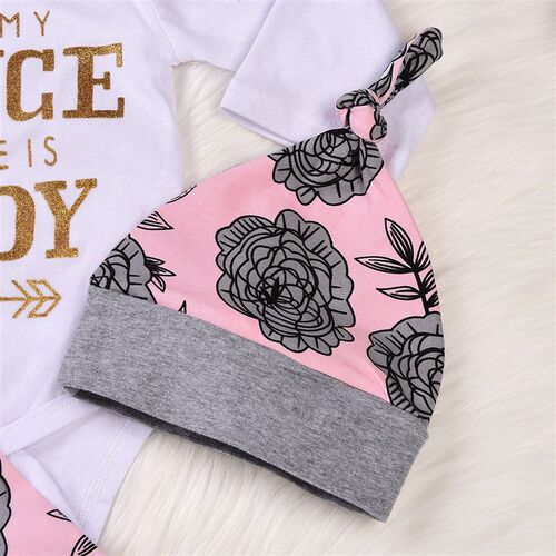 Citgeett Princess Set Newborn Baby Girls Daddy Tops Romper +