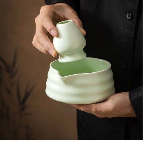 Ceramic Matcha Tea Set Japanese Style Matcha Bowl With