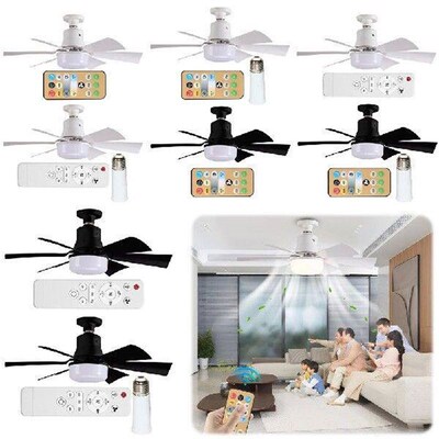 Ceiling Fan Light with Remote Light Bulb Fan Timing