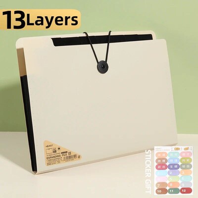 5/8/13 Layers A4 File Folder Storage Bag Test Paper Desktop