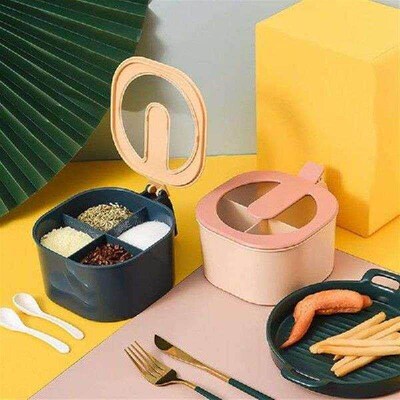 Seasoning Box Tableware Salt Pot Kitchen Utensils Storage