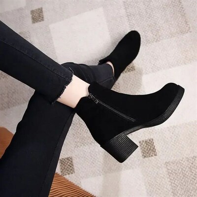 Women Platform Boots Womens Ankle Boots Autumn Fashion Eleg