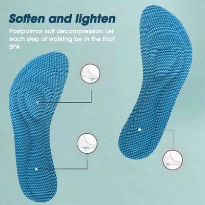 6/2pc Memory Foam Orthopedic Inole Shoe Men Women Nano Antib