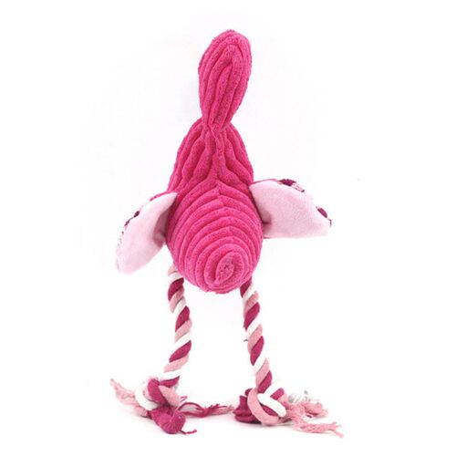 1Pcs Cleaning Teeth Squeaky Interactive Cartoon Animal Flami