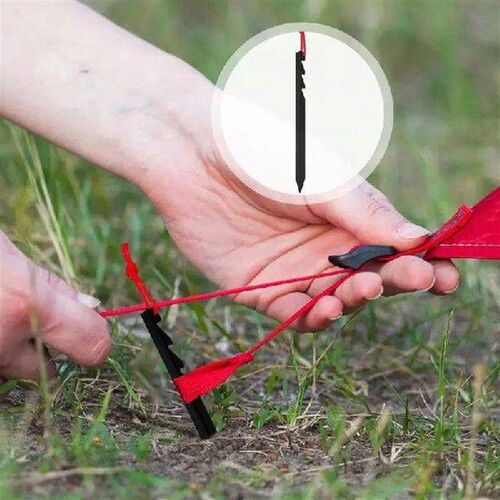 Ground Anchors For Tents 10 Pcs Tri-Angled Peg Tent Spikes