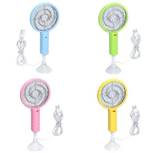 Mini USB Mosquito Swatter UV Light Suction Cup Mosquito
