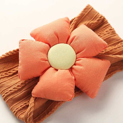 INS Childrens Hair Band Jacquard Nylon Flower Ba Hair Band