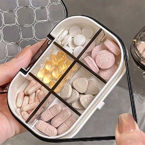 Convenient Multi-function Portable Pill Case Transparent