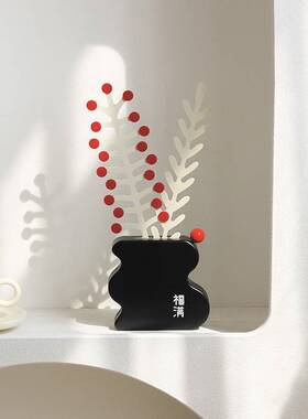 TYOS435w花ozoom家屋准卧室电视柜饰品桌面玄关仿真装饰摆件轻奢