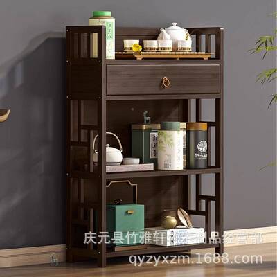 茶架子置物架多层茶叶收纳柜客厅小58422型博架古室茶具叶架茶茶