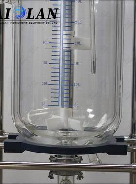 中试层双玻璃反应釜高硼0硅PLS玻反璃应釜100L5L30L20L10L5L