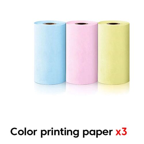 Printer Thermal Paper Label er Colorful Adhesive Self-adhesi