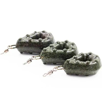 1/2/3pcs Carp Fishing Tackle Big Grippa Swivel Leads Weight-