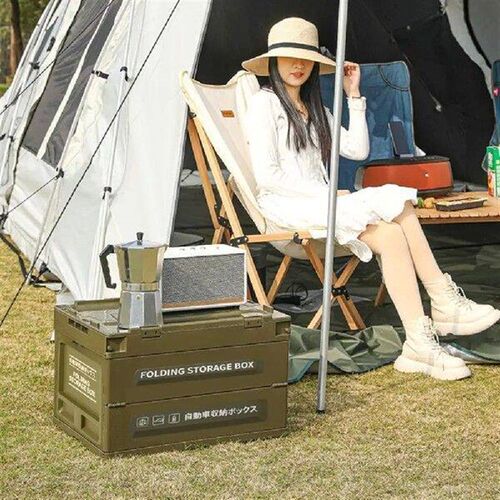 Storage Holder Top Lid Camping Car Trunk Storage Container