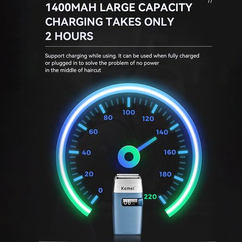 3-motor speed hair/beard shaver rechargeable electric shaver