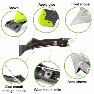 3/5 In1 Silicone Scraper Caulking Finisher Plastic Remover G