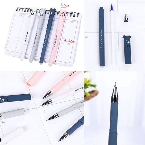 4+2+20 Pcs/Set Kawaii Erasable Gel Pens 0.35mm Waterproof  B