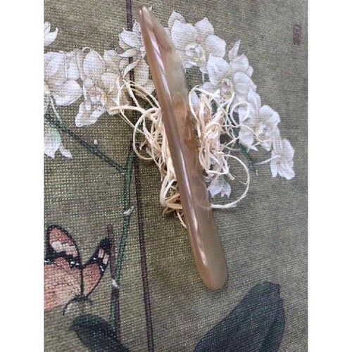 Yak Skull Scrapping Plate, Muscle-Poking Stick, Thick