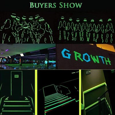 GlowInThe Dark Tape Self-Adhesive Fluorescent Tape Luminous