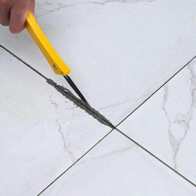 Grout cleaning knife, scraper, construction tools, grout bla