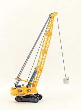 Alloy engineering vehicle cable excavator model,1:87 excavat