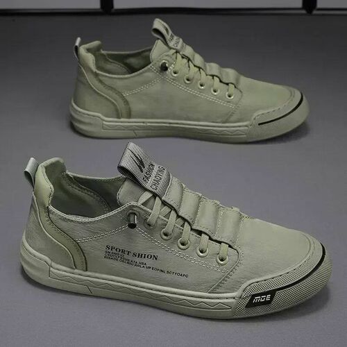Green Men Casual Shoes Ice Silk  Shoes for Men Walking Shoes