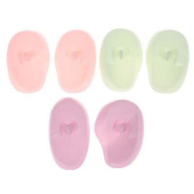 2Pcs Silicone Ear Cover Hair Coloring Dyeing Protector Ear