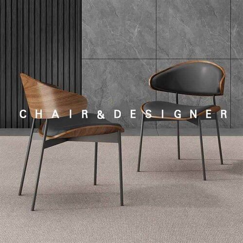 Scandinavian style dining chair; Dining chair; Solid wood di