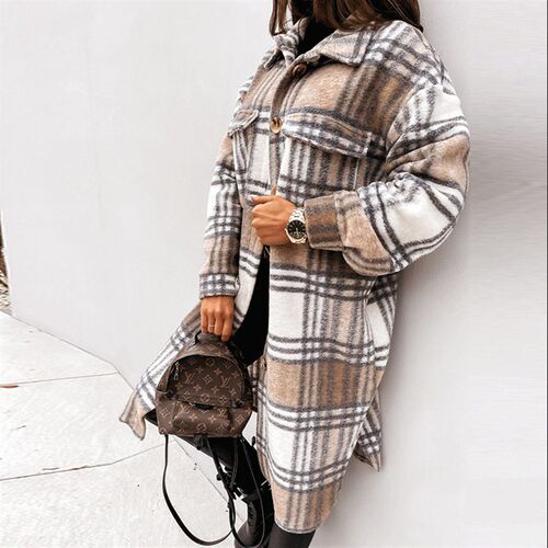 2022 Single Breasted nch Coat Fashion Long Autumn Winter